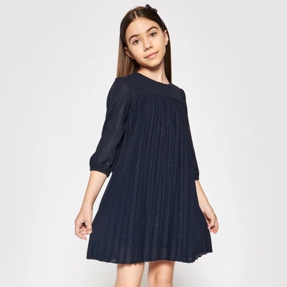 Mayoral Other - ❤️Mayoral Navy Blue Pleated Elegant Dress Girls 8